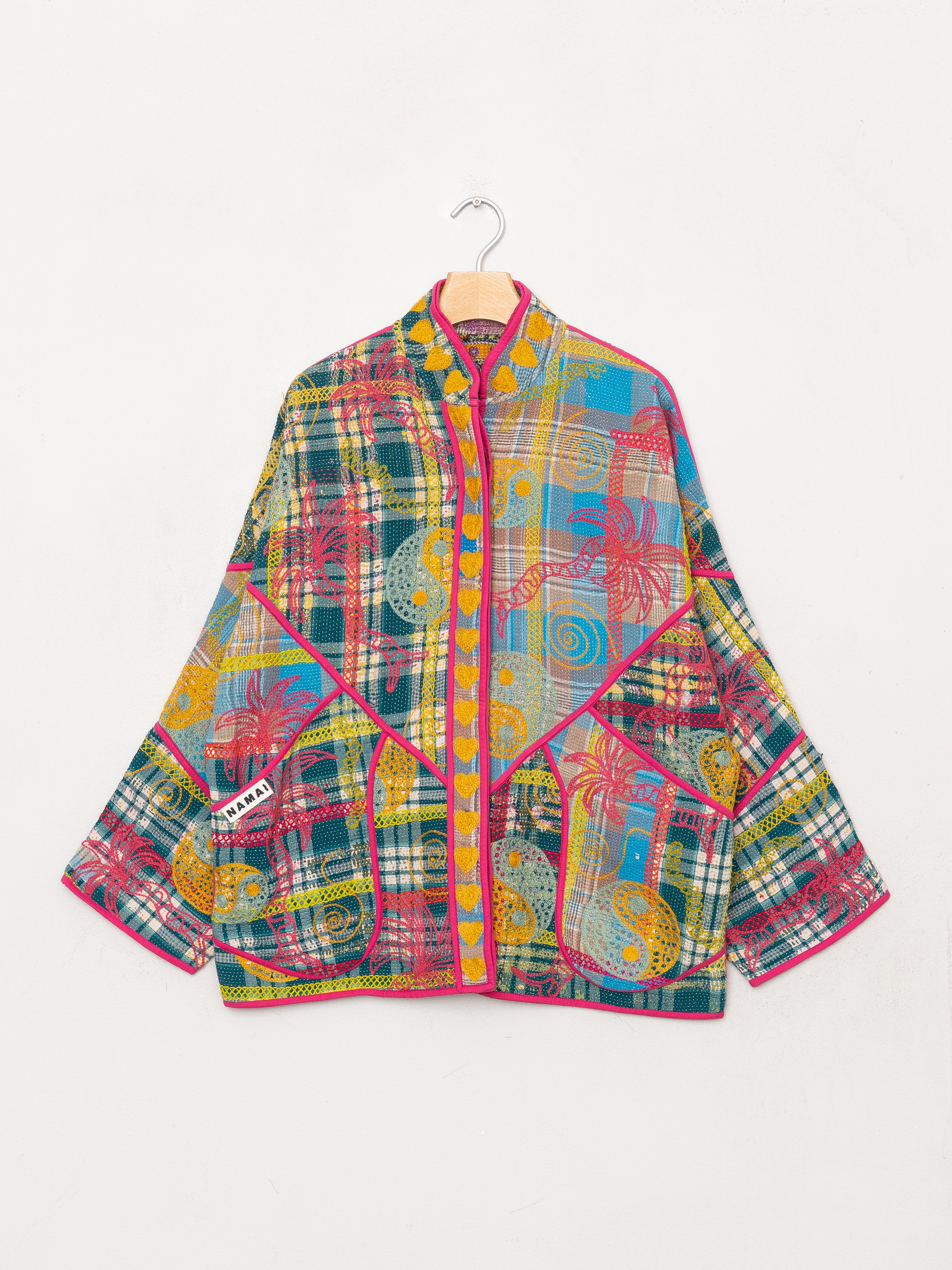 The Ladhiya Suzani Quilted Kantha Jacket