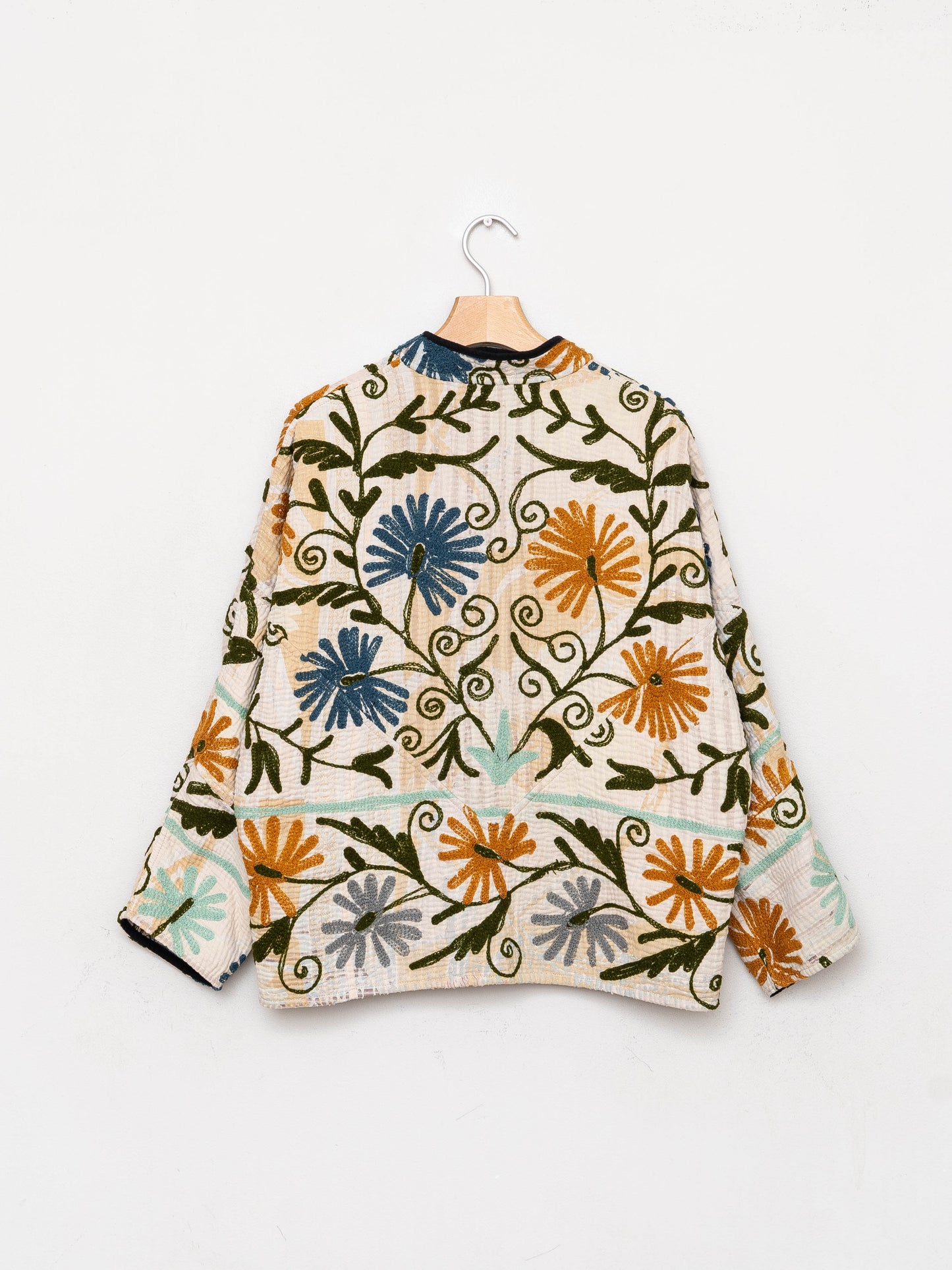 The Ladhiya Petite Quilted Suzani Kantha Jacket