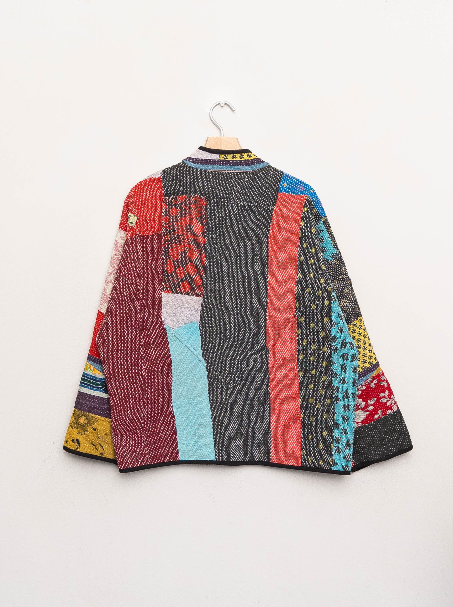 The Ladhiya Quilted Patchwork Kantha Jacket