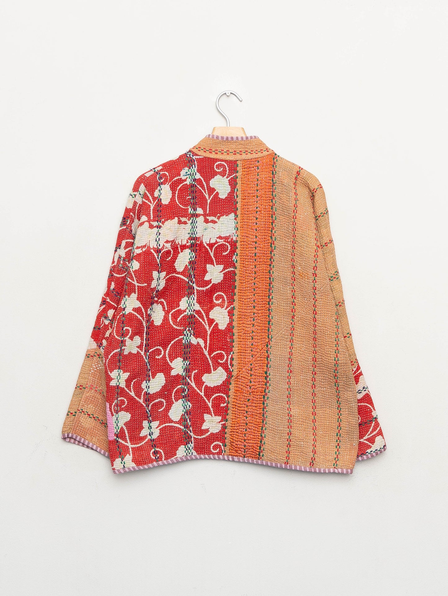 The Ladhiya Quilted Patchwork Kantha Jacket