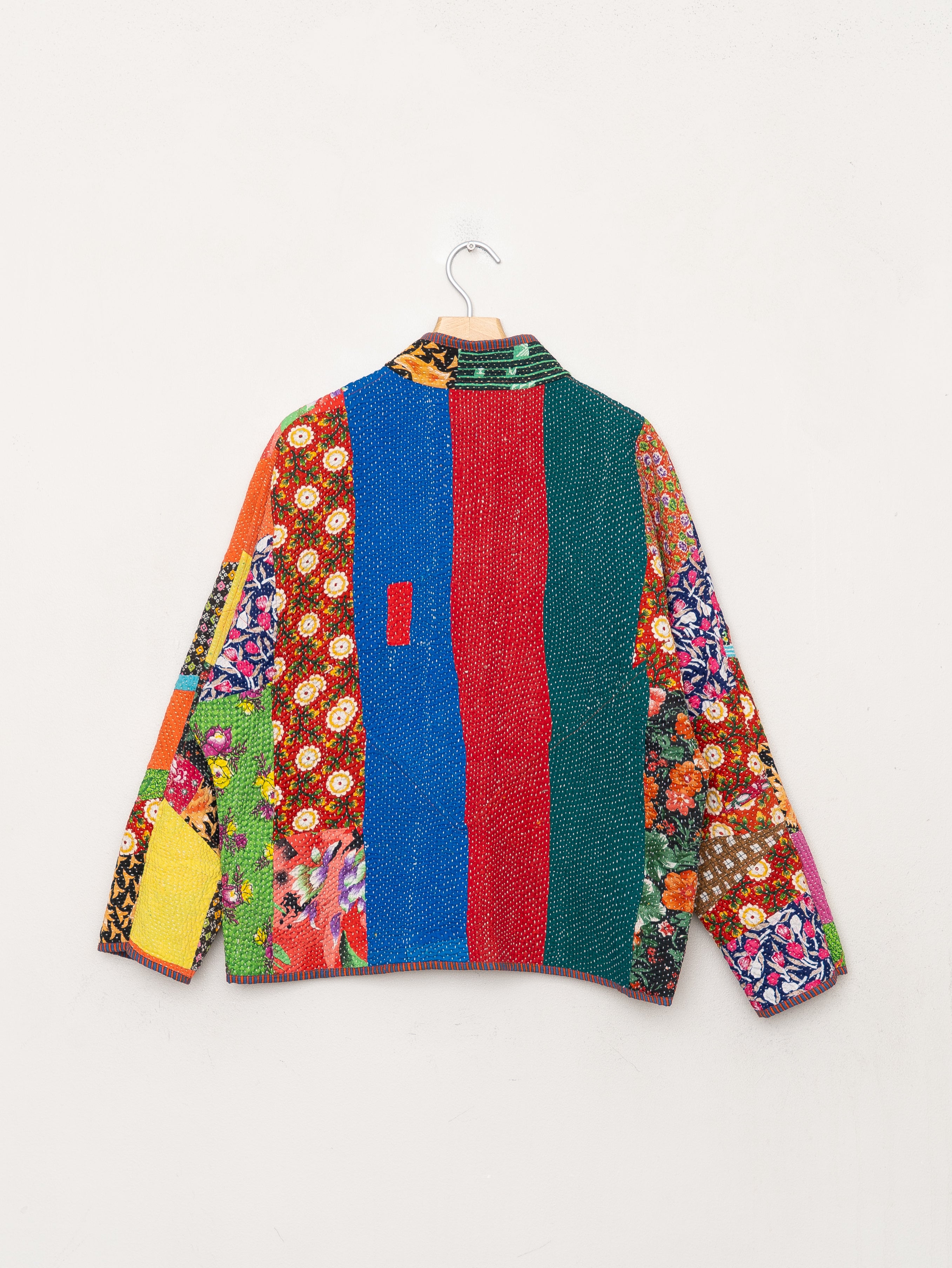 The Ladhiya Petite Quilted Patchwork Kantha Jacket