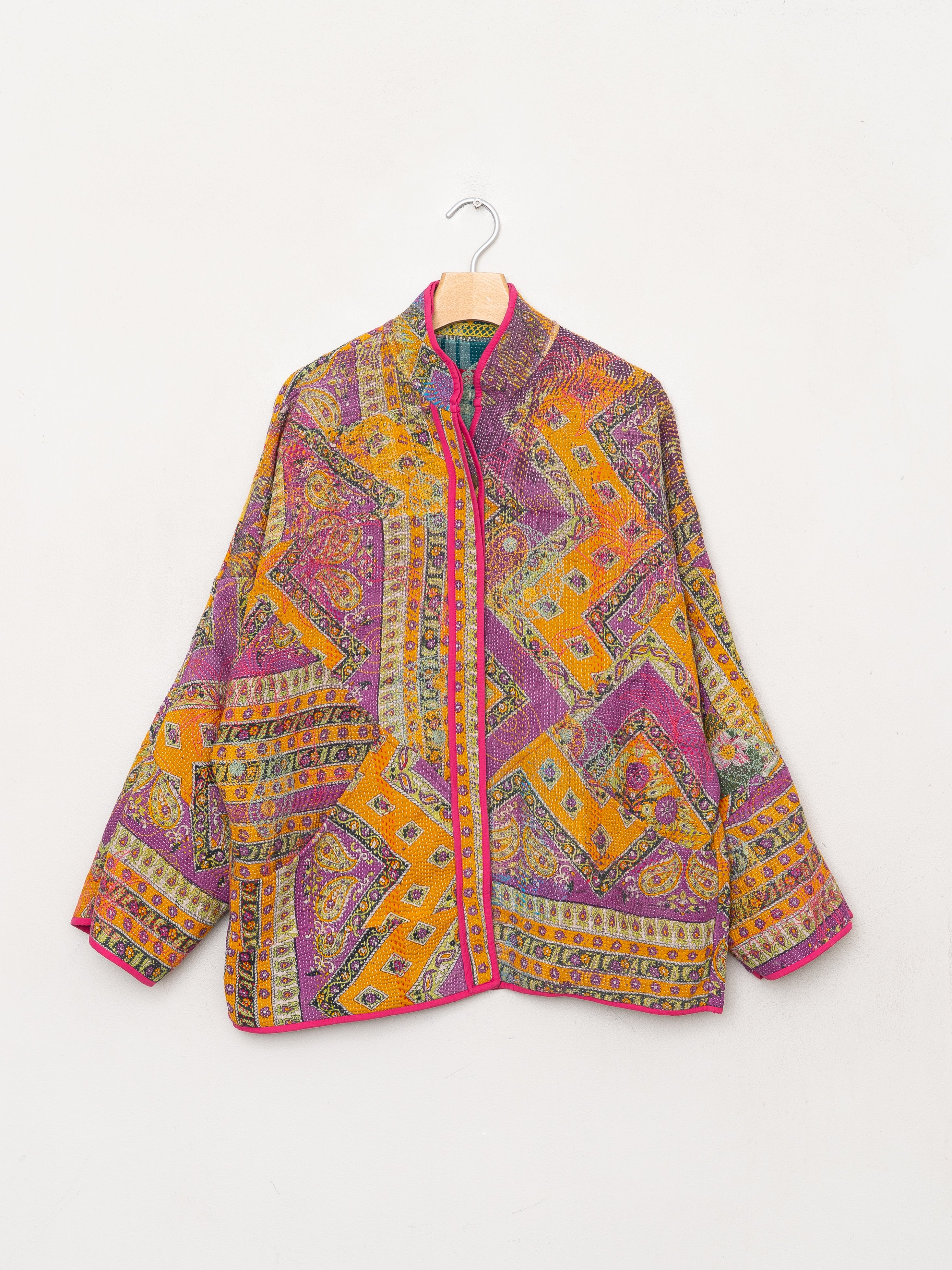 The Ladhiya Suzani Quilted Kantha Jacket