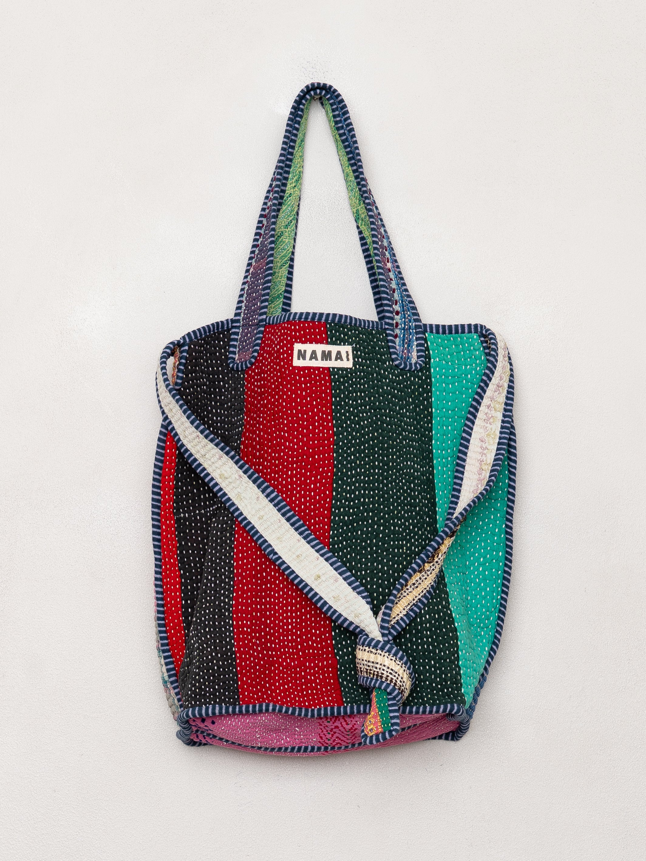 The Xoti II Zero-Waste Quilted Kantha Bag