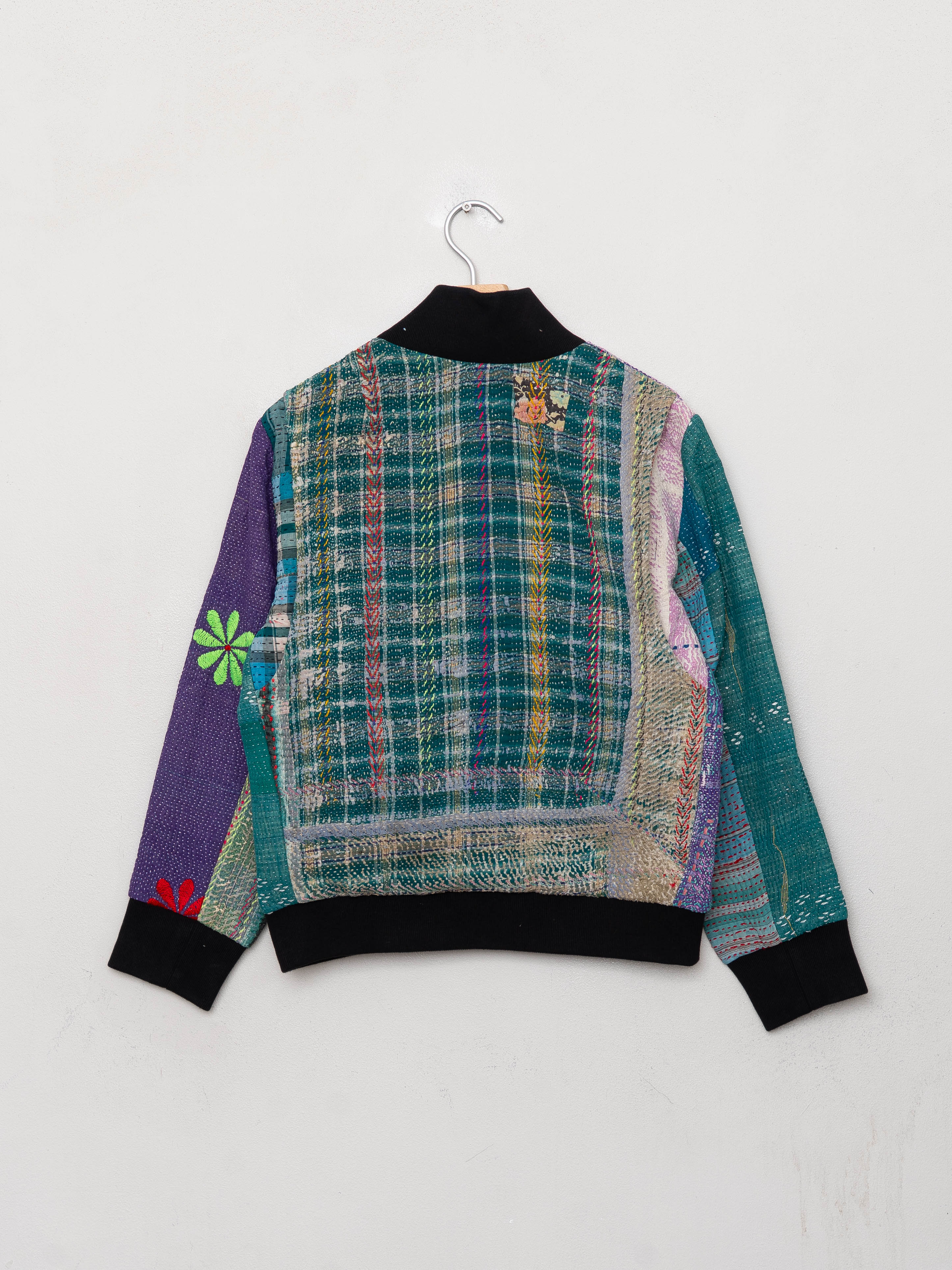 The Veda Quilted One-of-a-Kind Bomber Jacket - Small