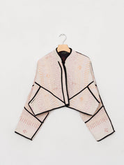The Kaira Cropped Saami Quilt Jacket