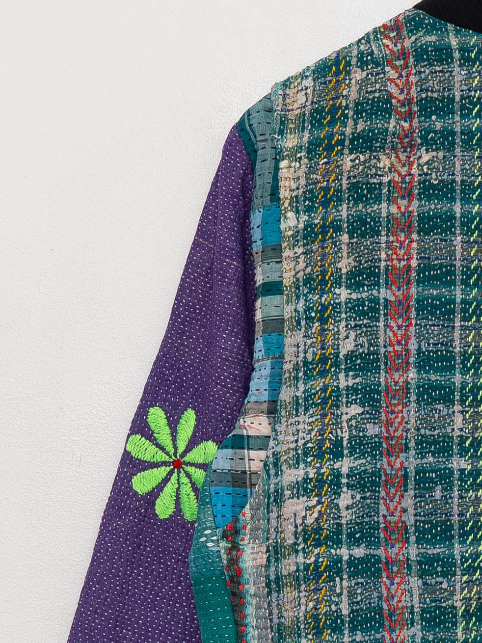 The Veda Quilted One-of-a-Kind Bomber Jacket - Small