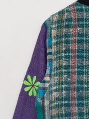 The Veda Quilted One-of-a-Kind Bomber Jacket - Small