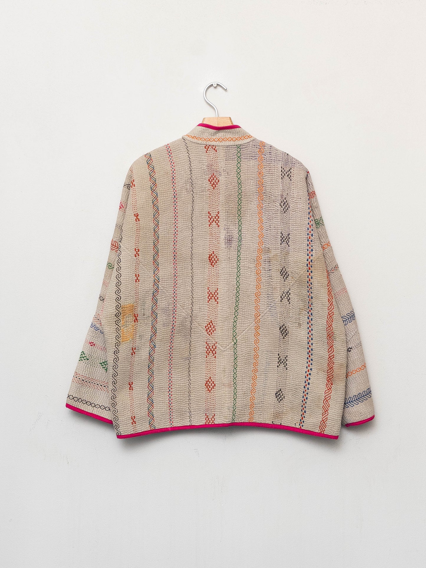 The Ladhiya Quilted Patchwork Kantha Jacket