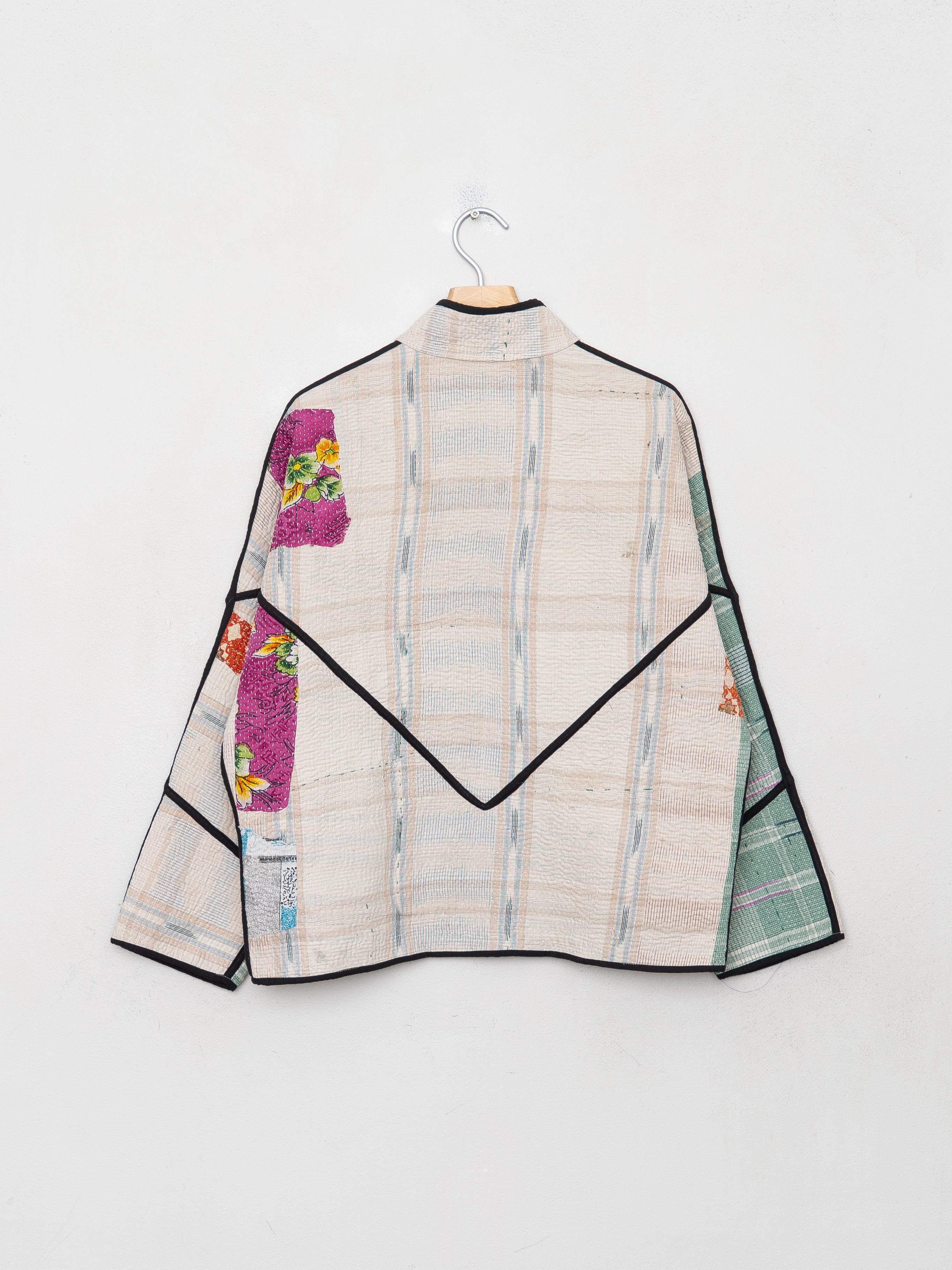 The Ladhiya Petite Quilted Patchwork Kantha Jacket