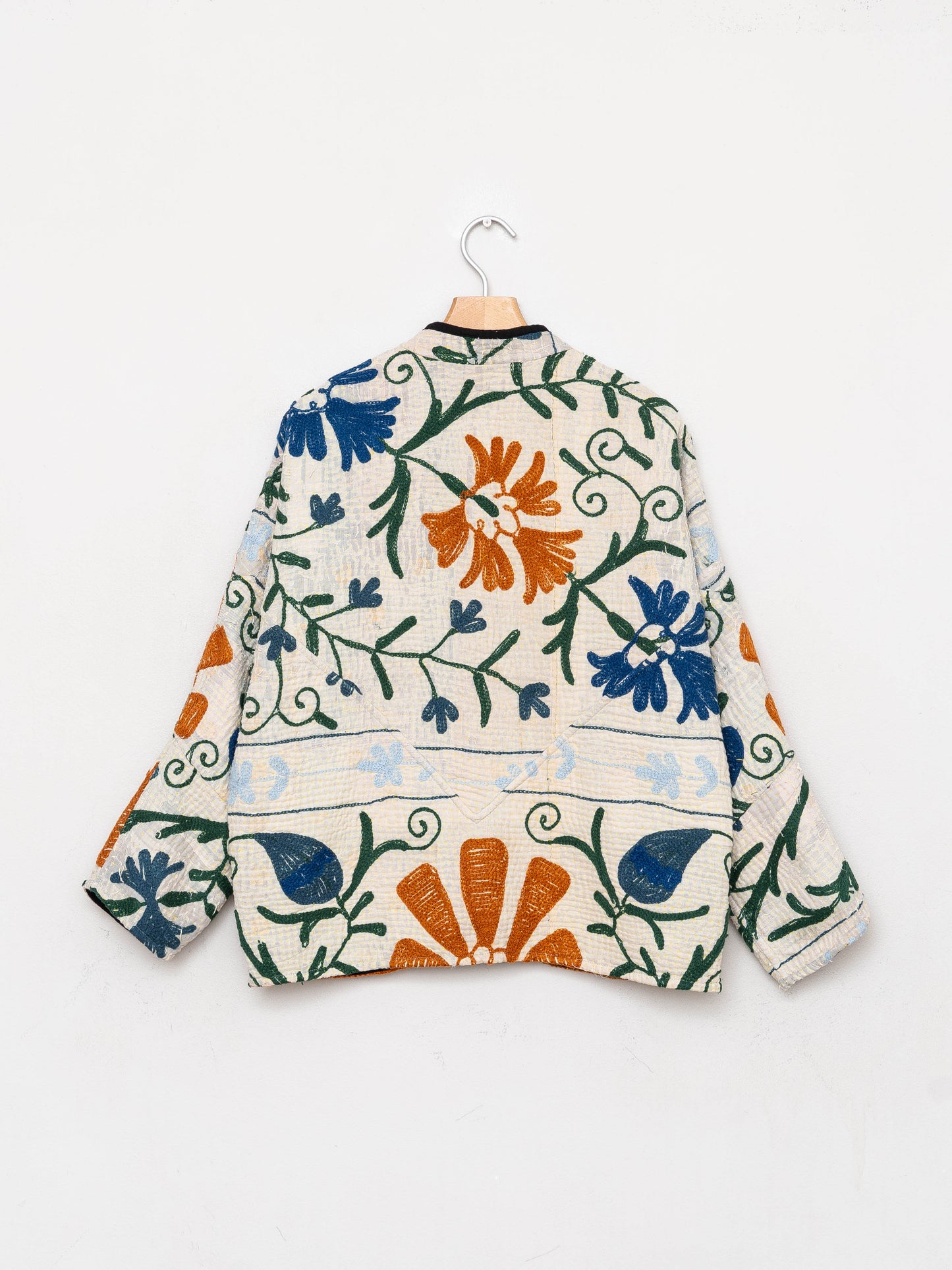 The Ladhiya Petite Quilted Suzani Kantha Jacket