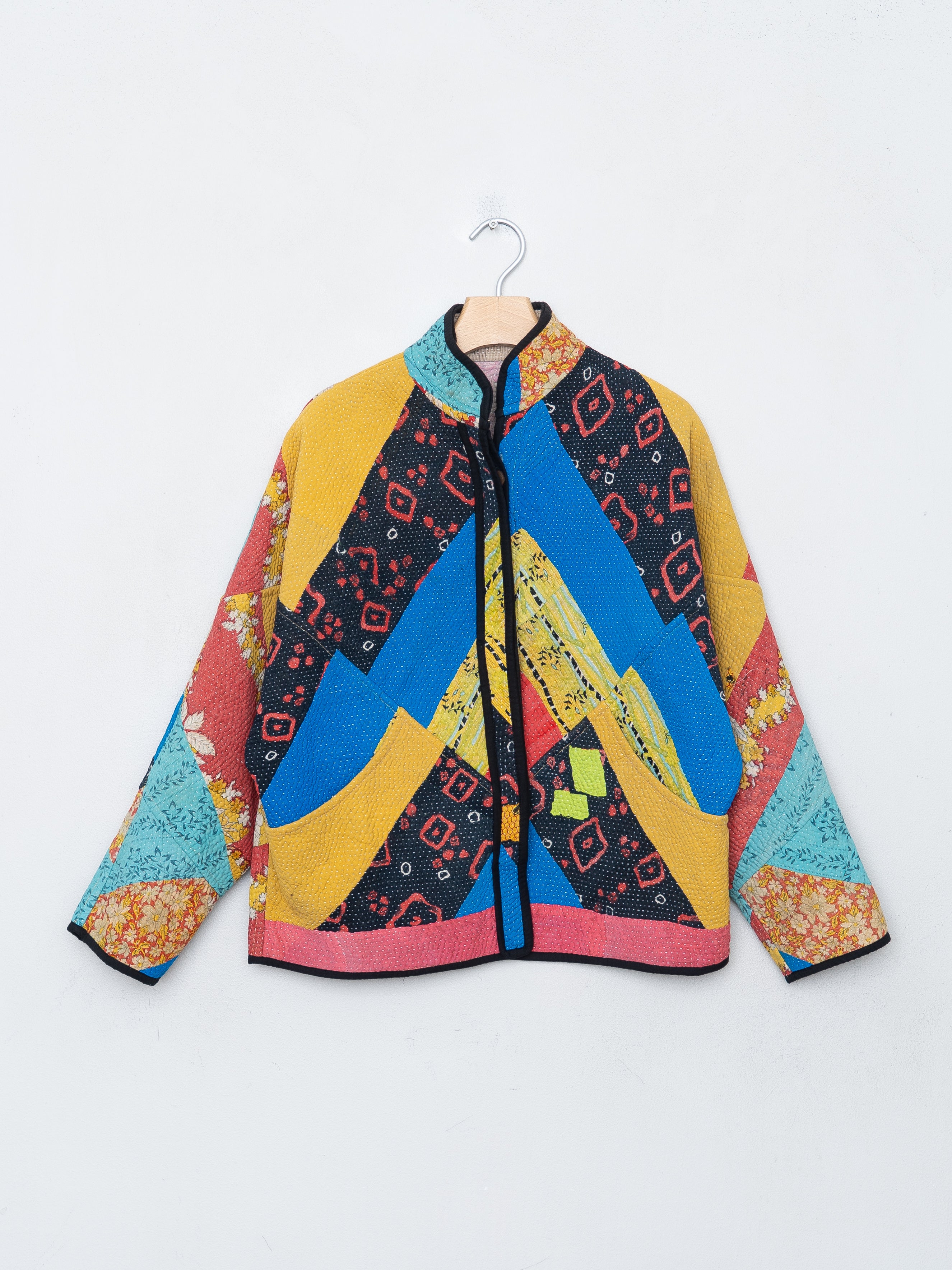 The Ladhiya Petite Quilted Patchwork Kantha Jacket Wholesale