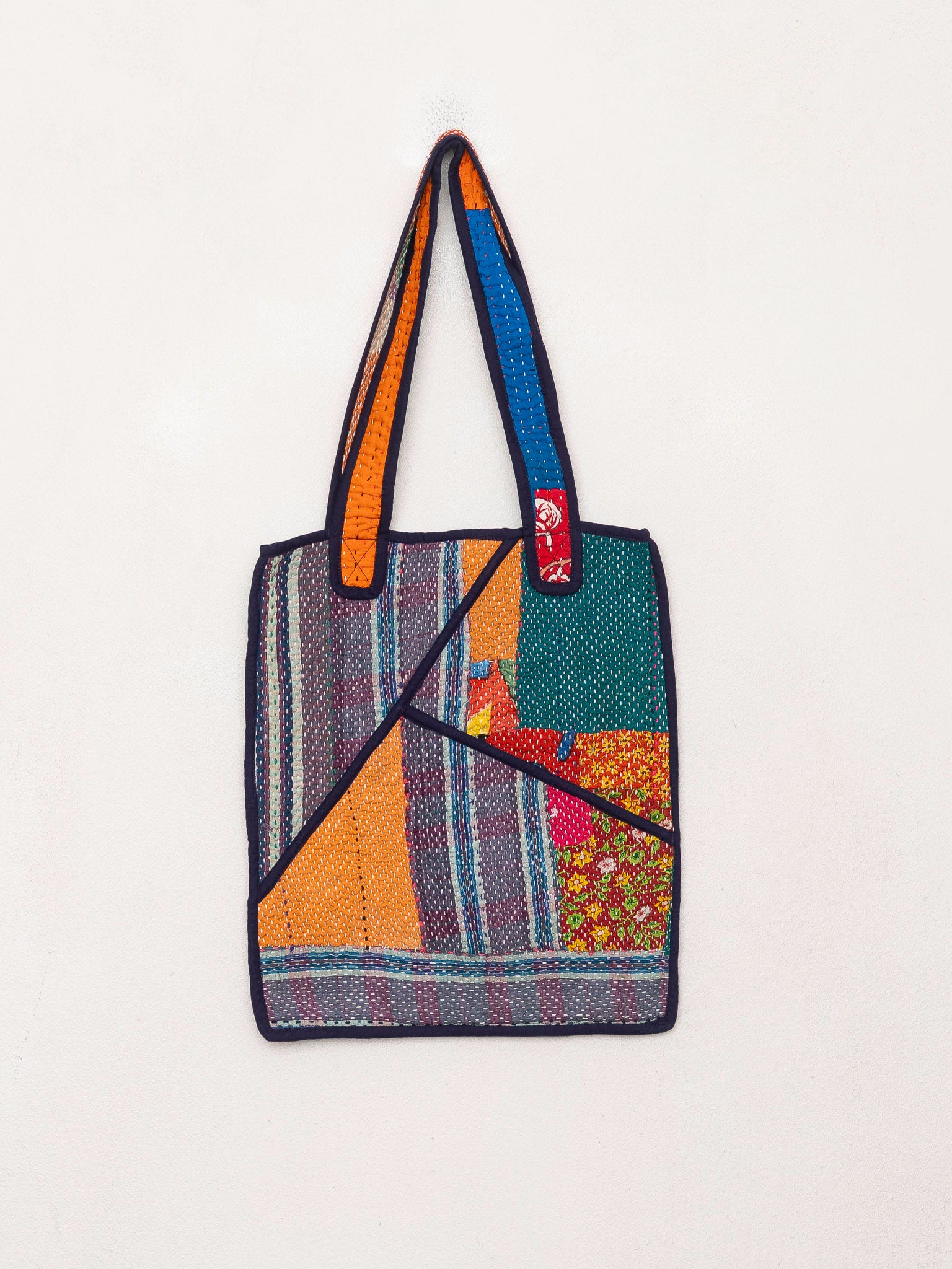 The Tarun Quilted Kantha Bag