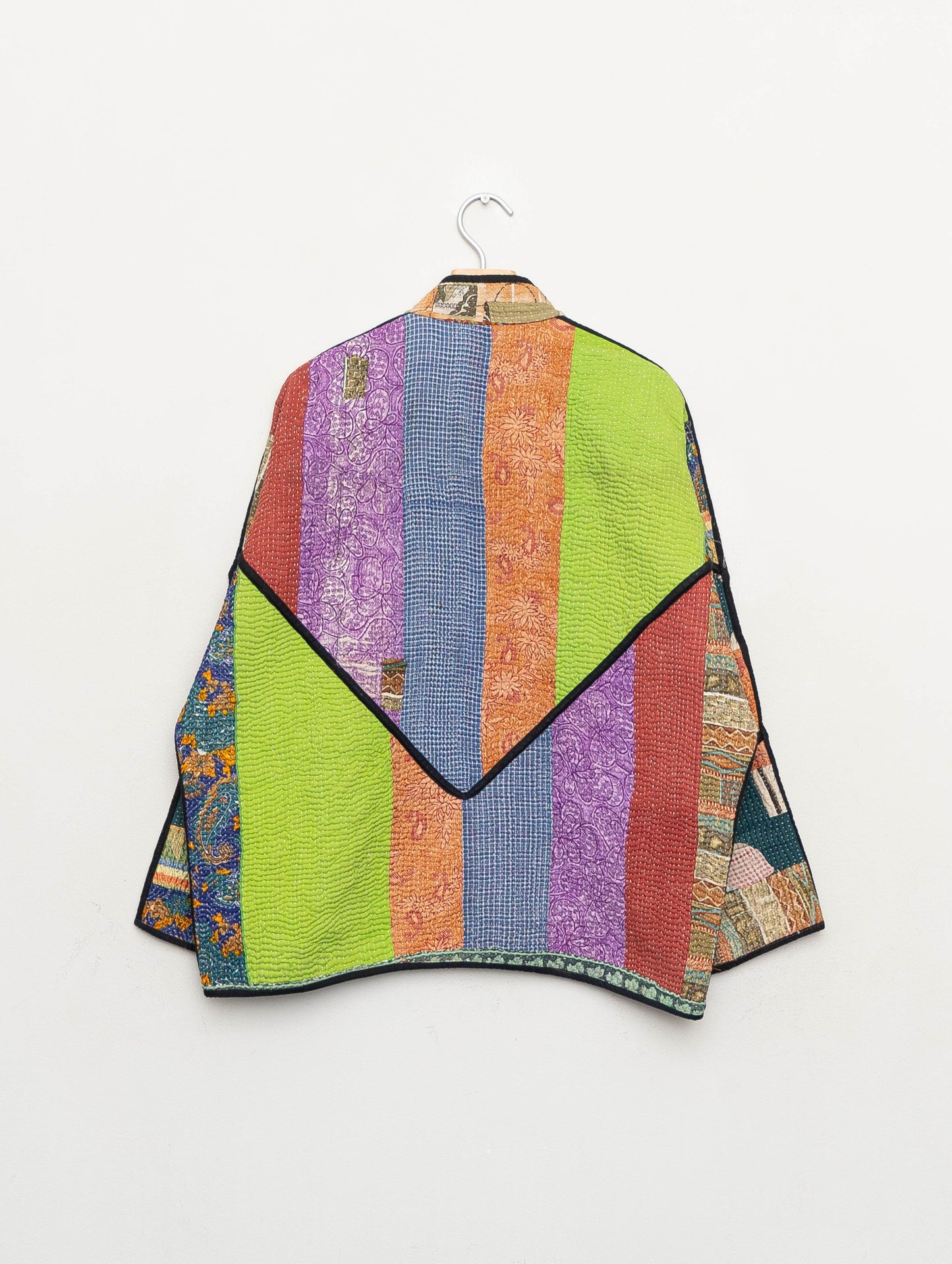 The Ladhiya Quilted Patchwork Kantha Jacket