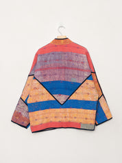 The Ladhiya Quilted Patchwork Kantha Jacket
