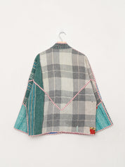 The Ladhiya Quilted Patchwork Kantha Jacket
