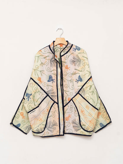The Ishani Suzani Quilted Kantha Jacket