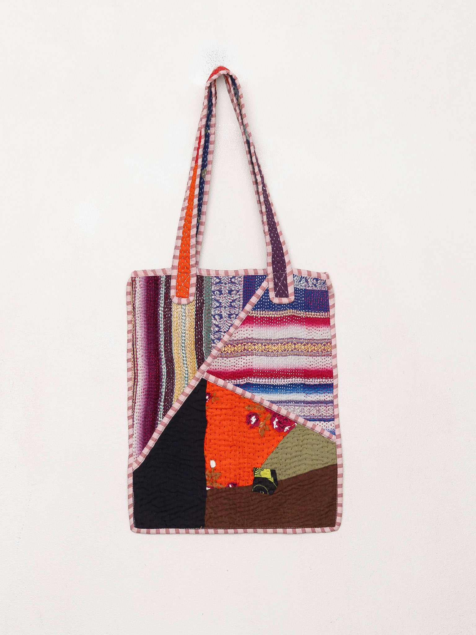 The Tarun Quilted Kantha Bag