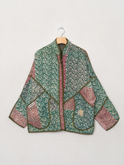 The Ladhiya Quilted Patchwork Kantha Jacket Wholesale