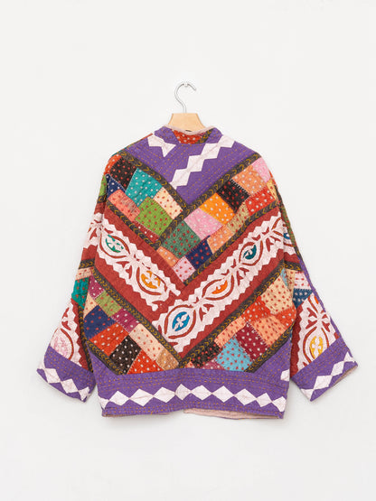 The Ishani Suzani Cut Out Kantha Jacket