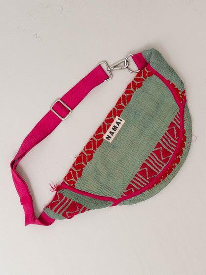 The Faiza Quilted Kantha Belt Bag