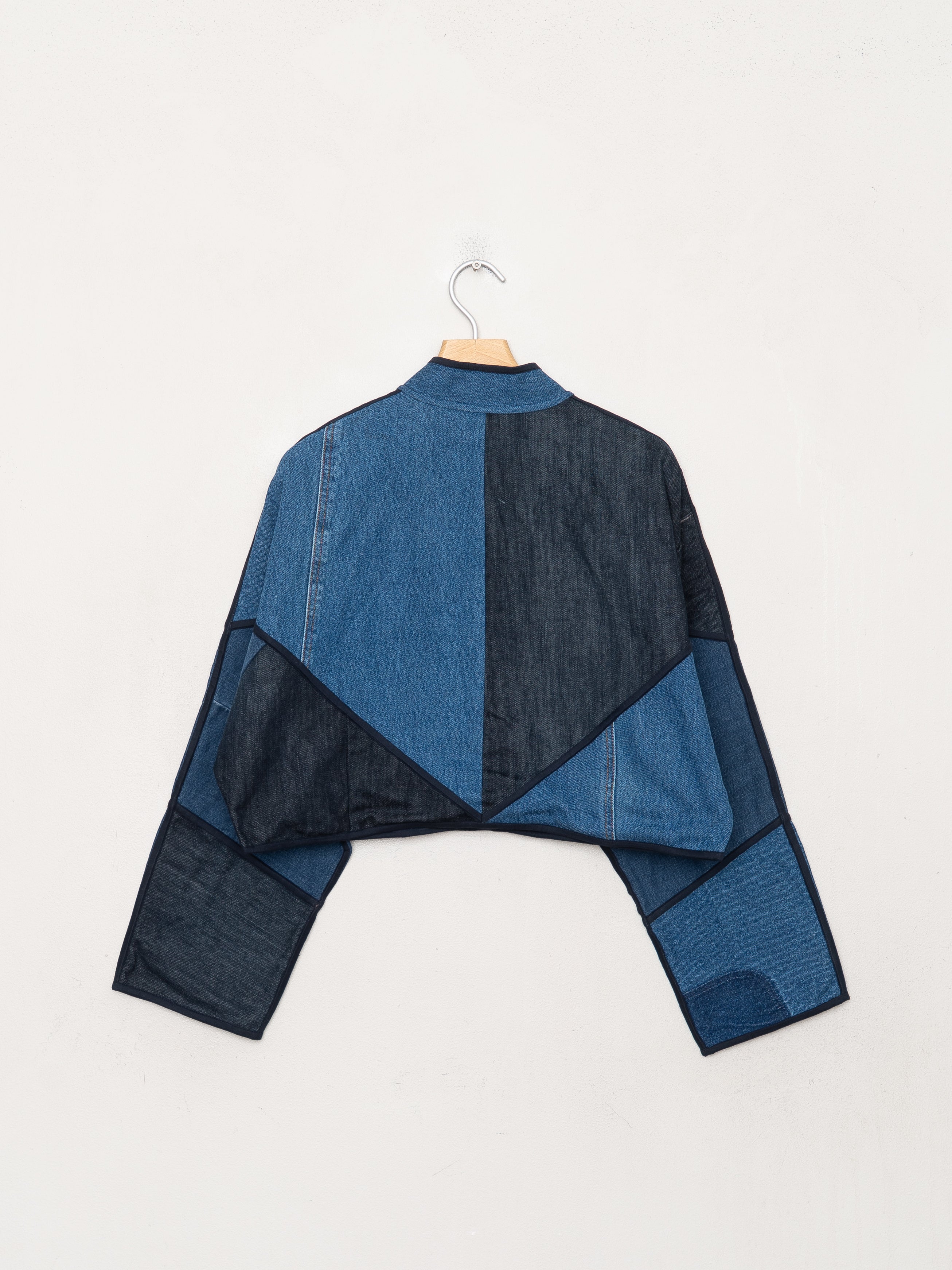 The Kaira Cropped Denim Jacket - Medium