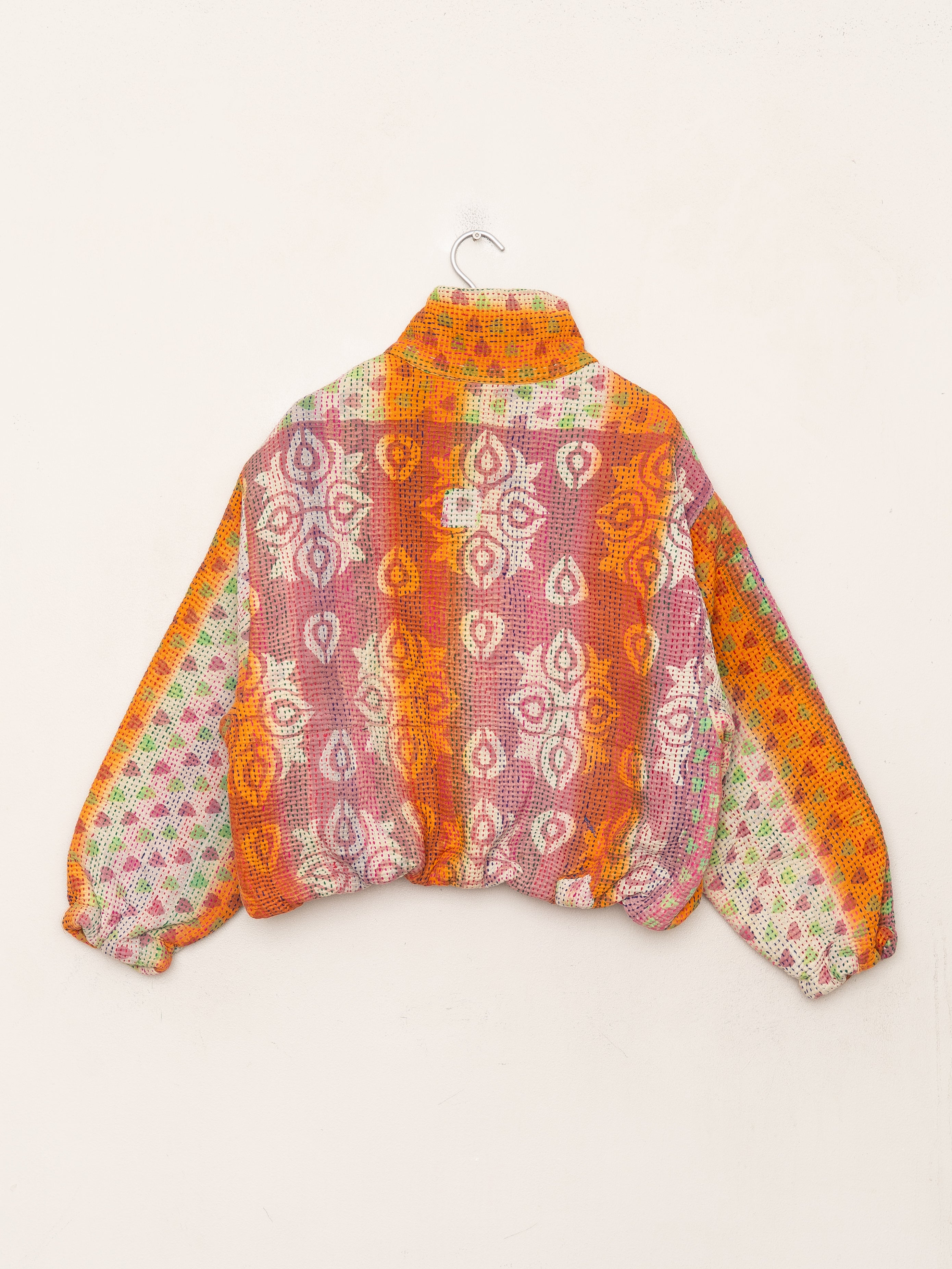 The Shira Quilted Puffer Bomber Jacket