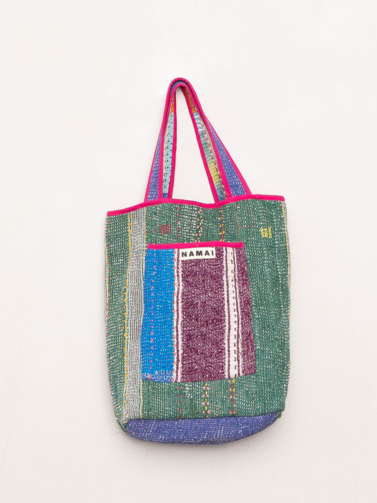 The Xoti II Zero-Waste Quilted Kantha Bag