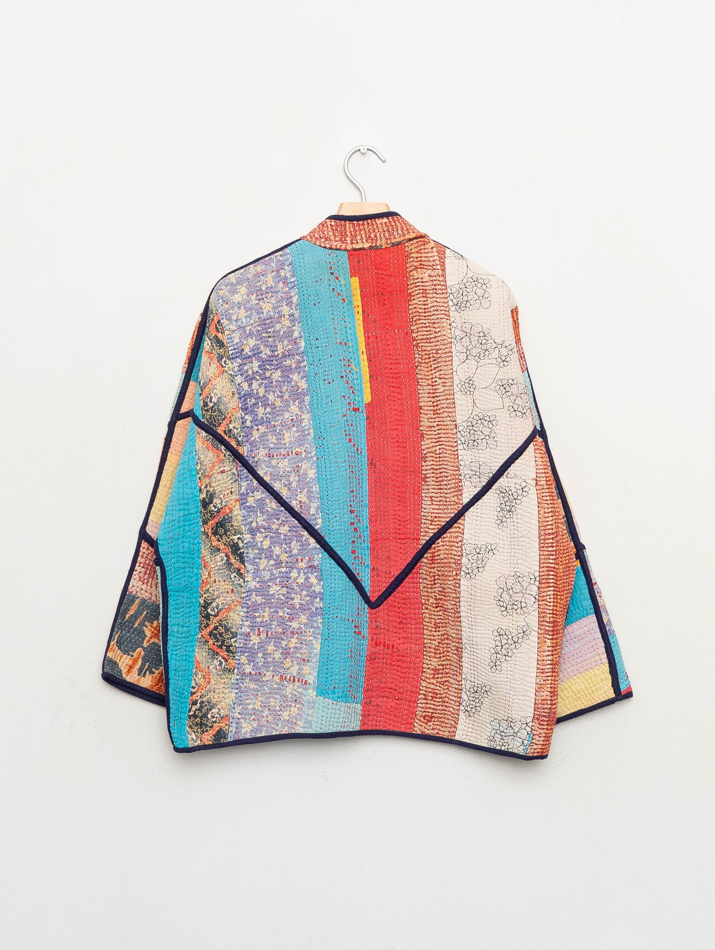 The Ladhiya Quilted Patchwork Kantha Jacket