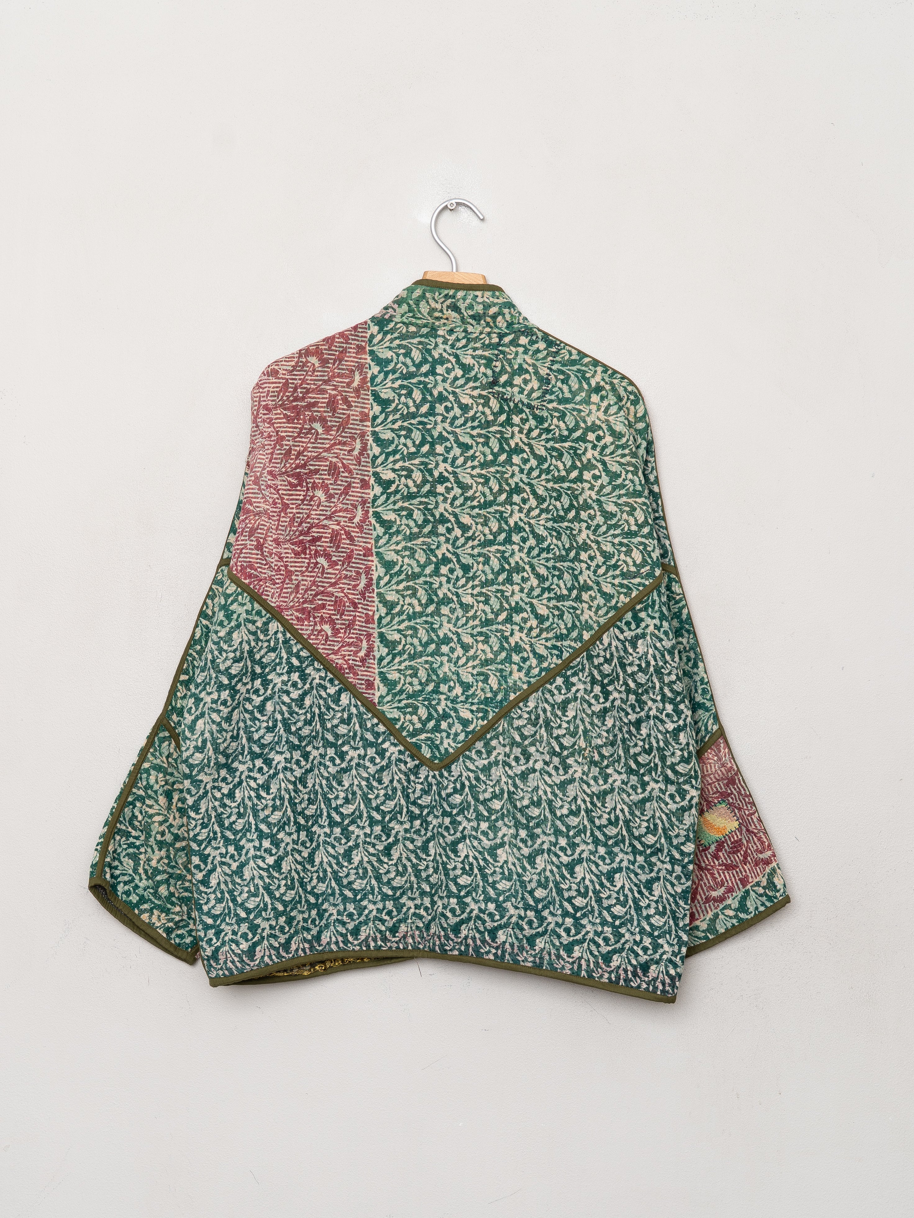 The Ladhiya Quilted Patchwork Kantha Jacket Wholesale