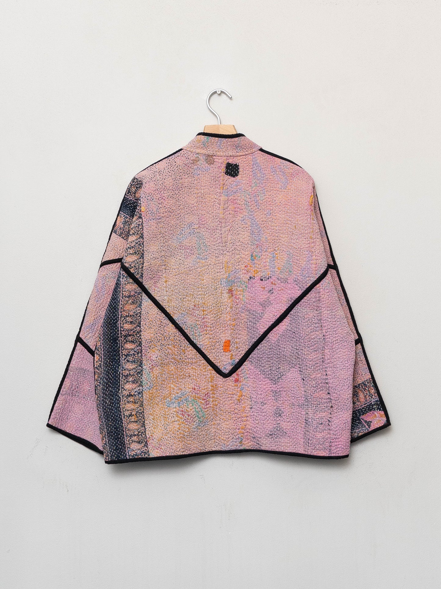 The Ladhiya Quilted Patchwork Kantha Jacket