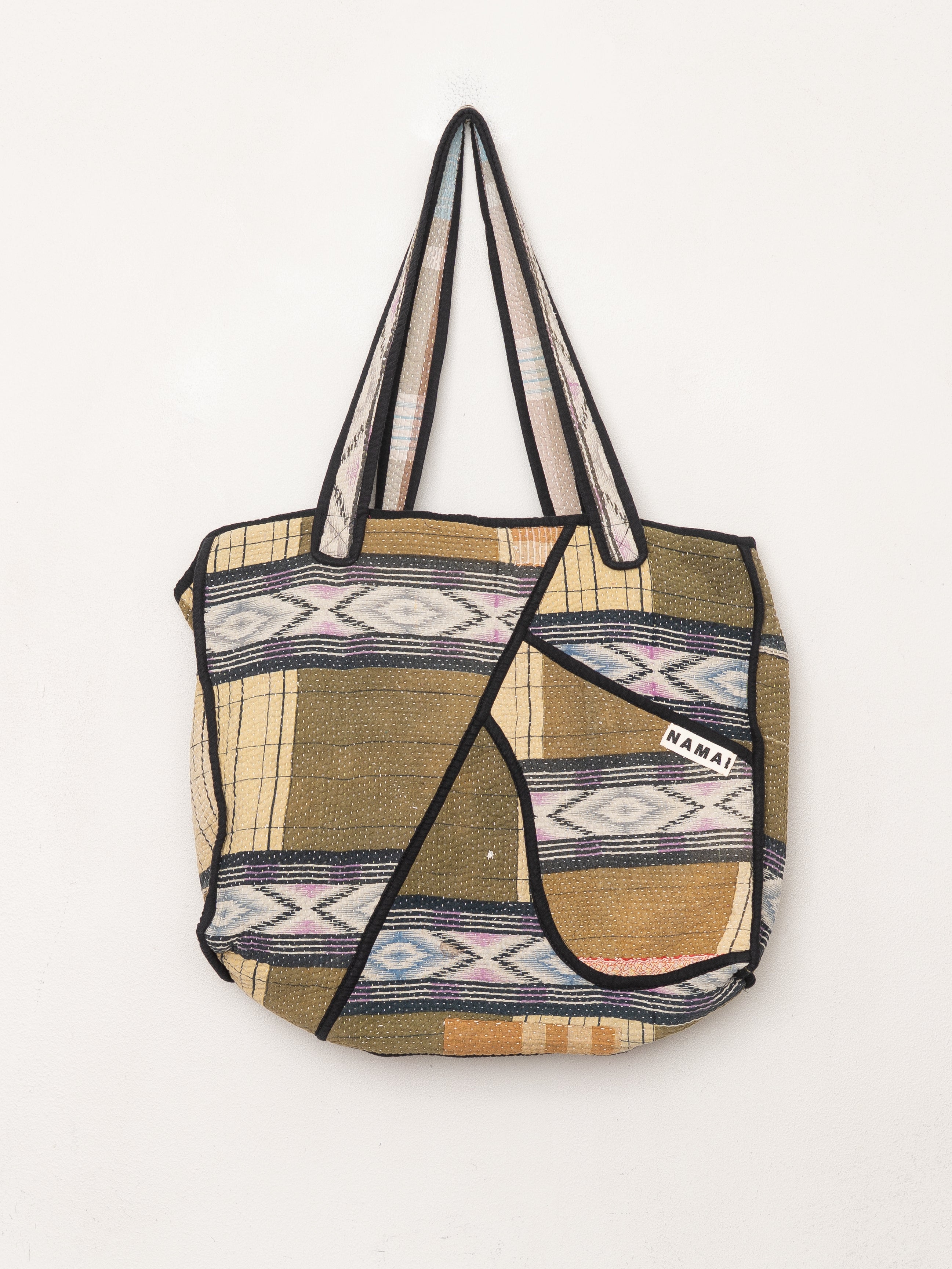 The Raksa Quilted Kantha Bag