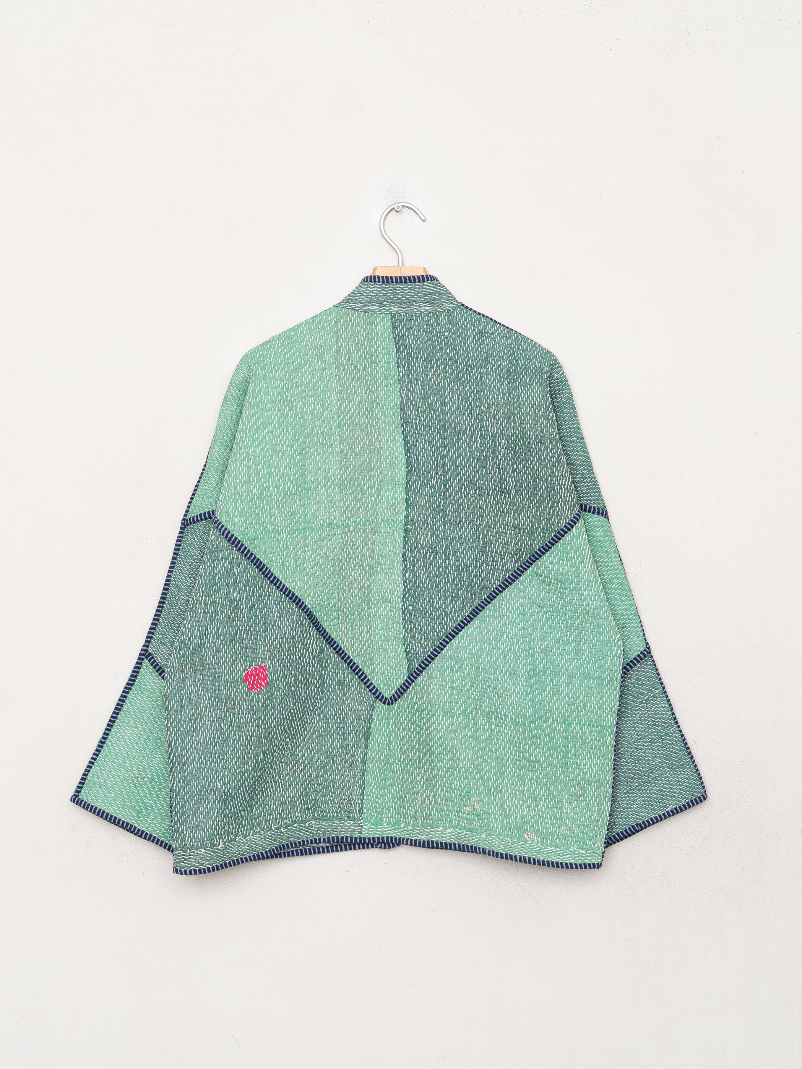 The Ladhiya Quilted Patchwork Kantha Jacket