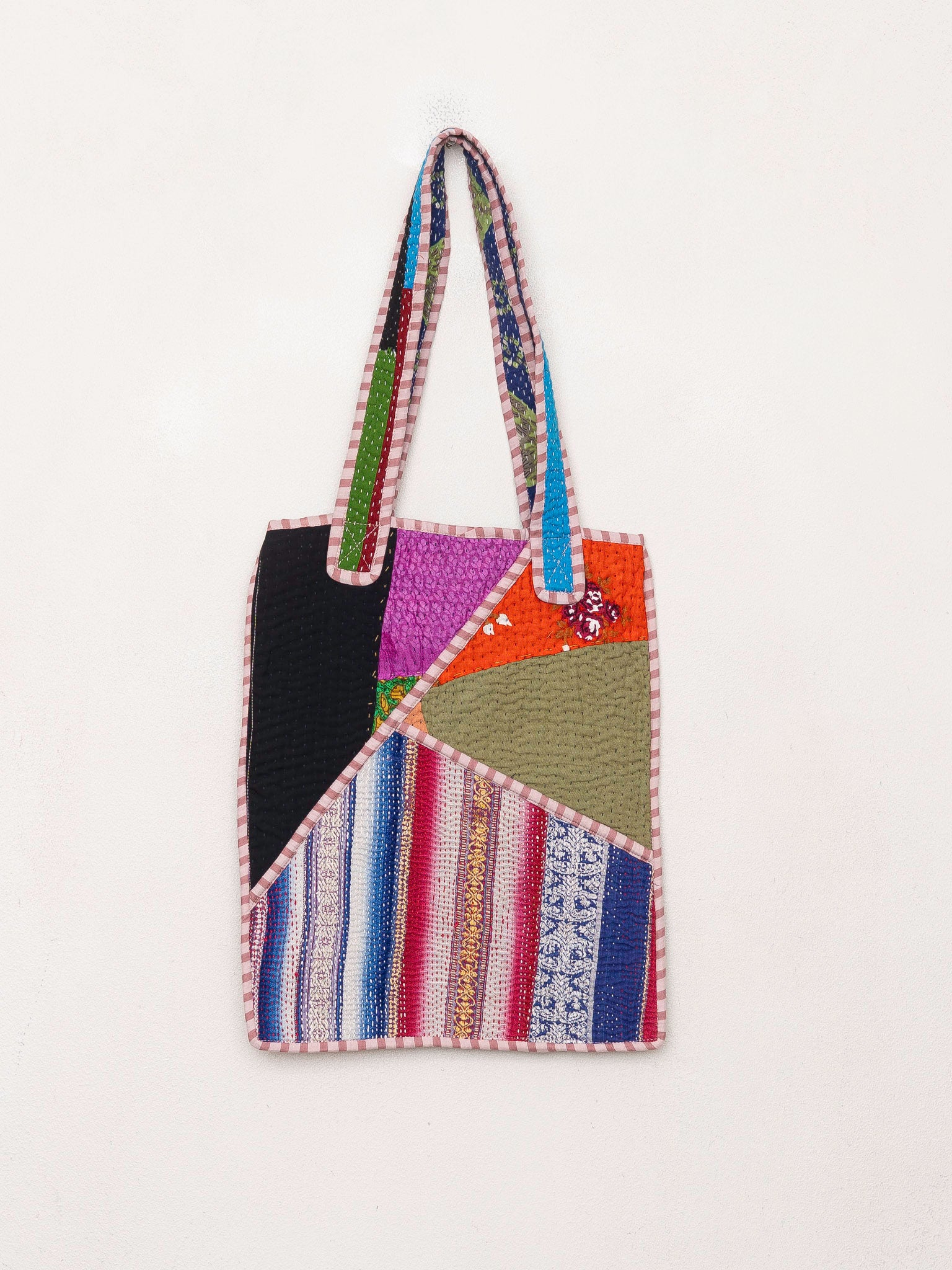 The Tarun Quilted Kantha Bag
