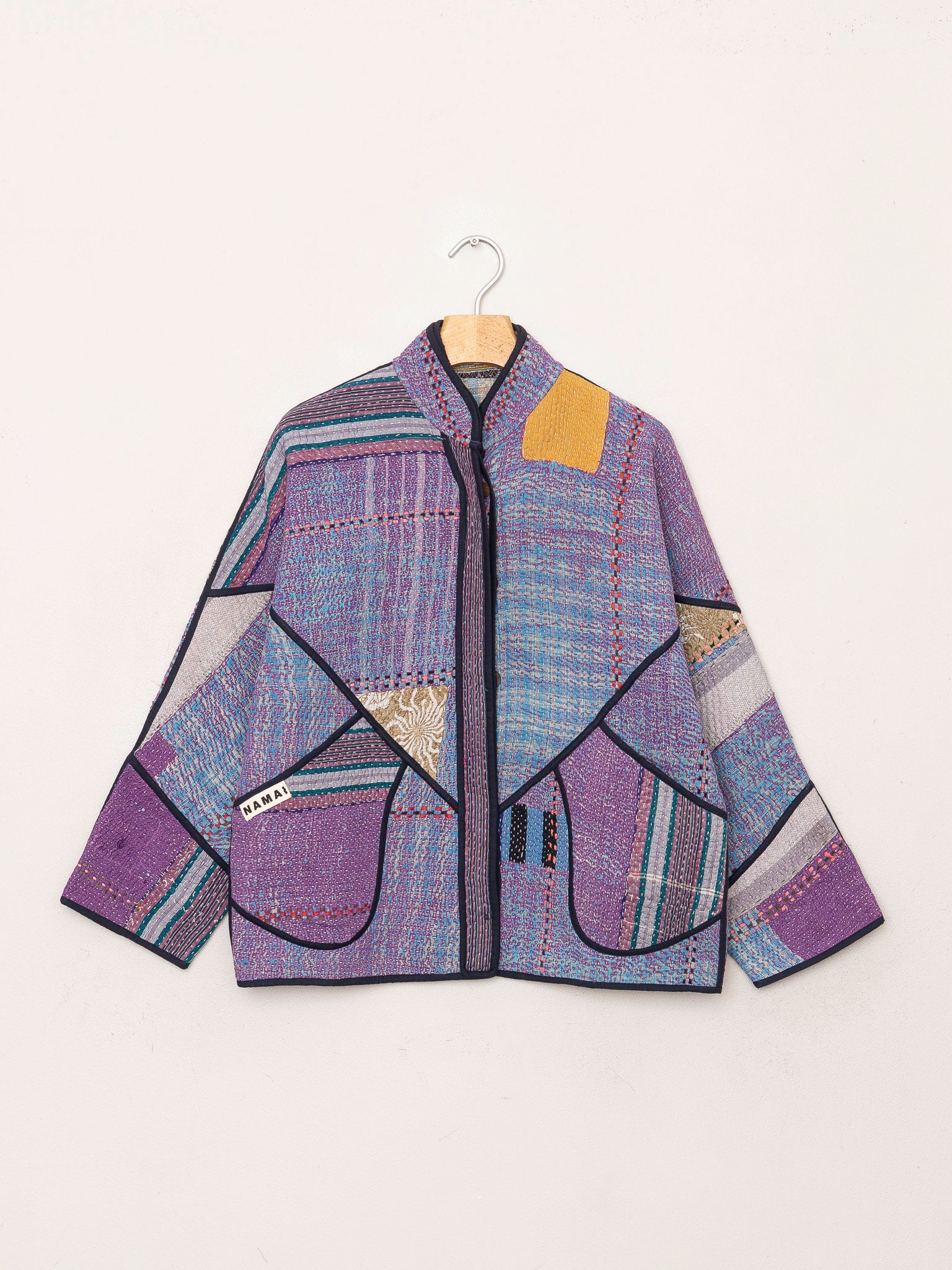 The Ladhiya Petite Quilted Patchwork Kantha Jacket Wholesale