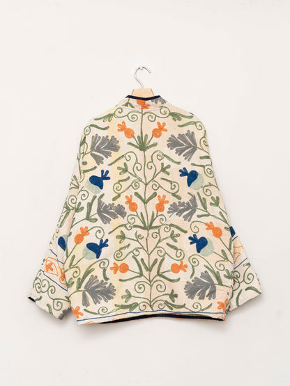 The Ishani Suzani Quilted Kantha Jacket