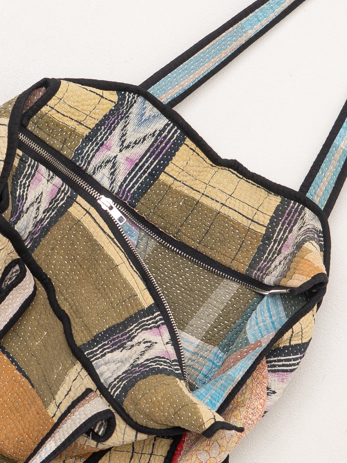 The Raksa Quilted Kantha Bag