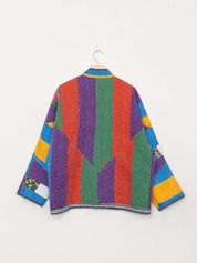 The Ladhiya Quilted Patchwork Kantha Jacket