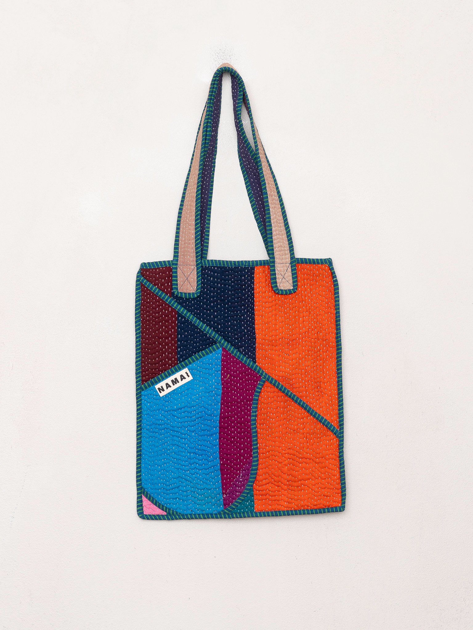 The Tarun Quilted Kantha Bag