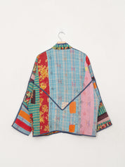 The Ladhiya Quilted Patchwork Kantha Jacket
