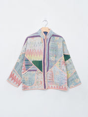 The Ladhiya Petite Quilted Patchwork Kantha Jacket Wholesale
