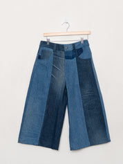The Bindu Denim Bermuda Culotte Pant - Small