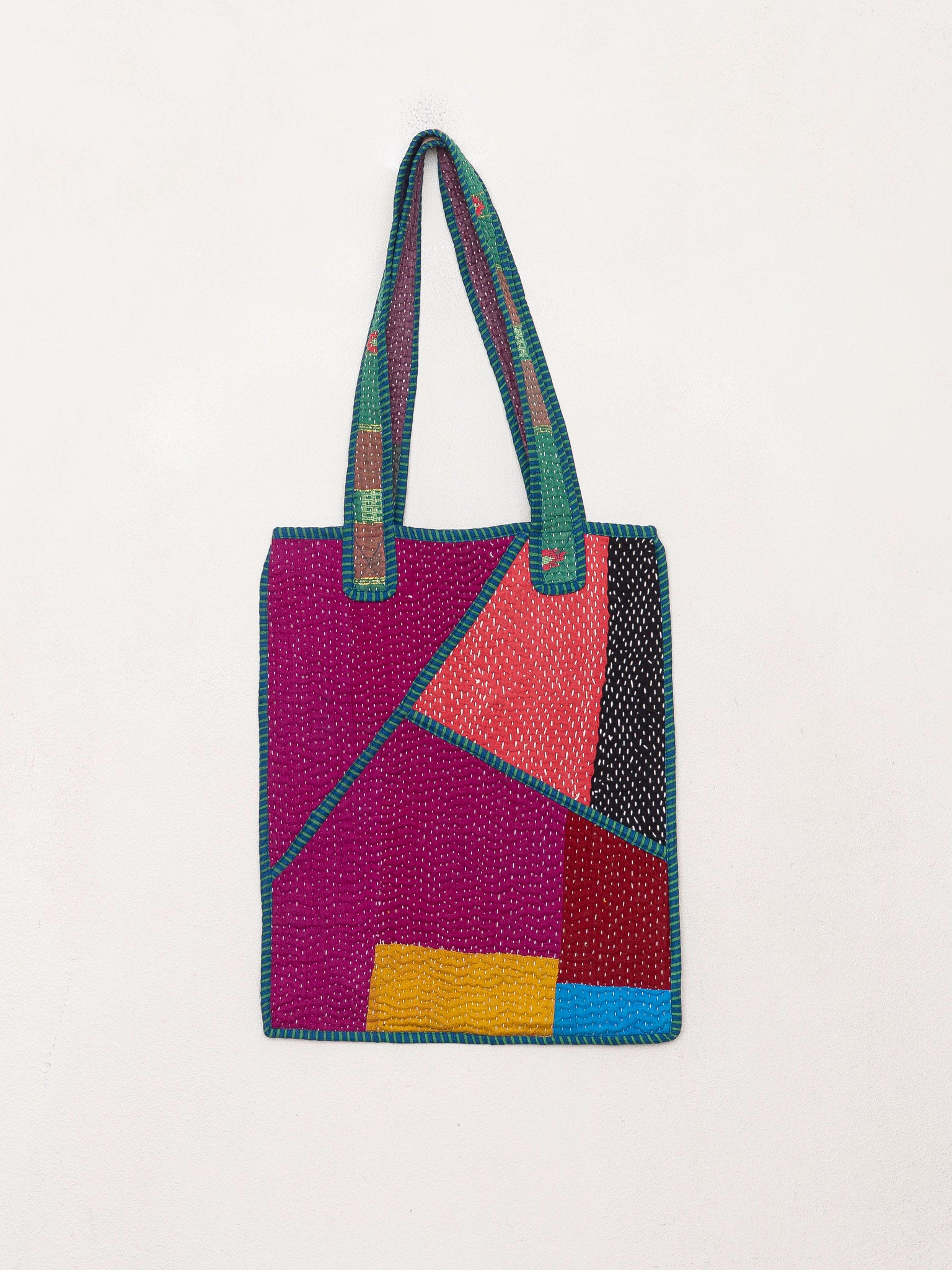 The Tarun Quilted Kantha Bag