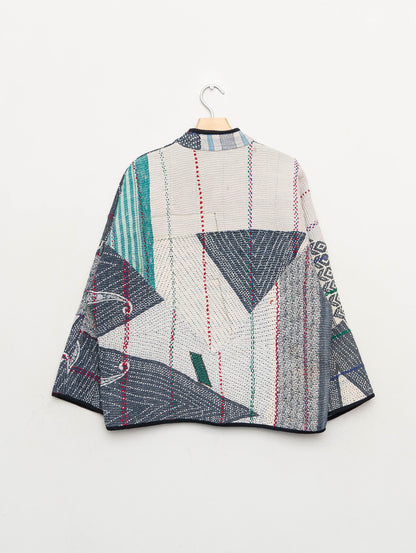 The Ladhiya Quilted Patchwork Kantha Jacket