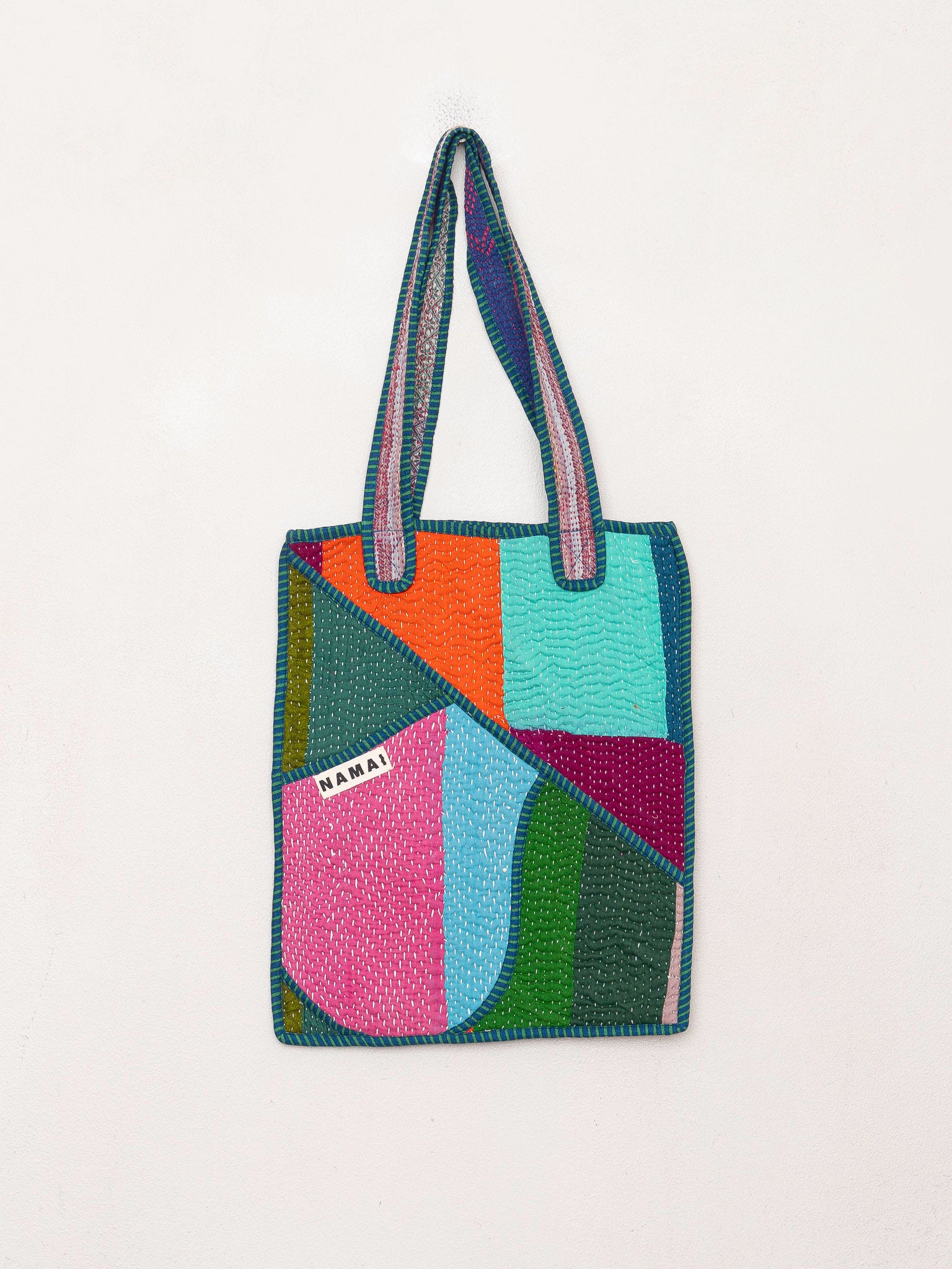 The Tarun Quilted Kantha Bag