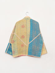 The Ladhiya Quilted Patchwork Kantha Jacket