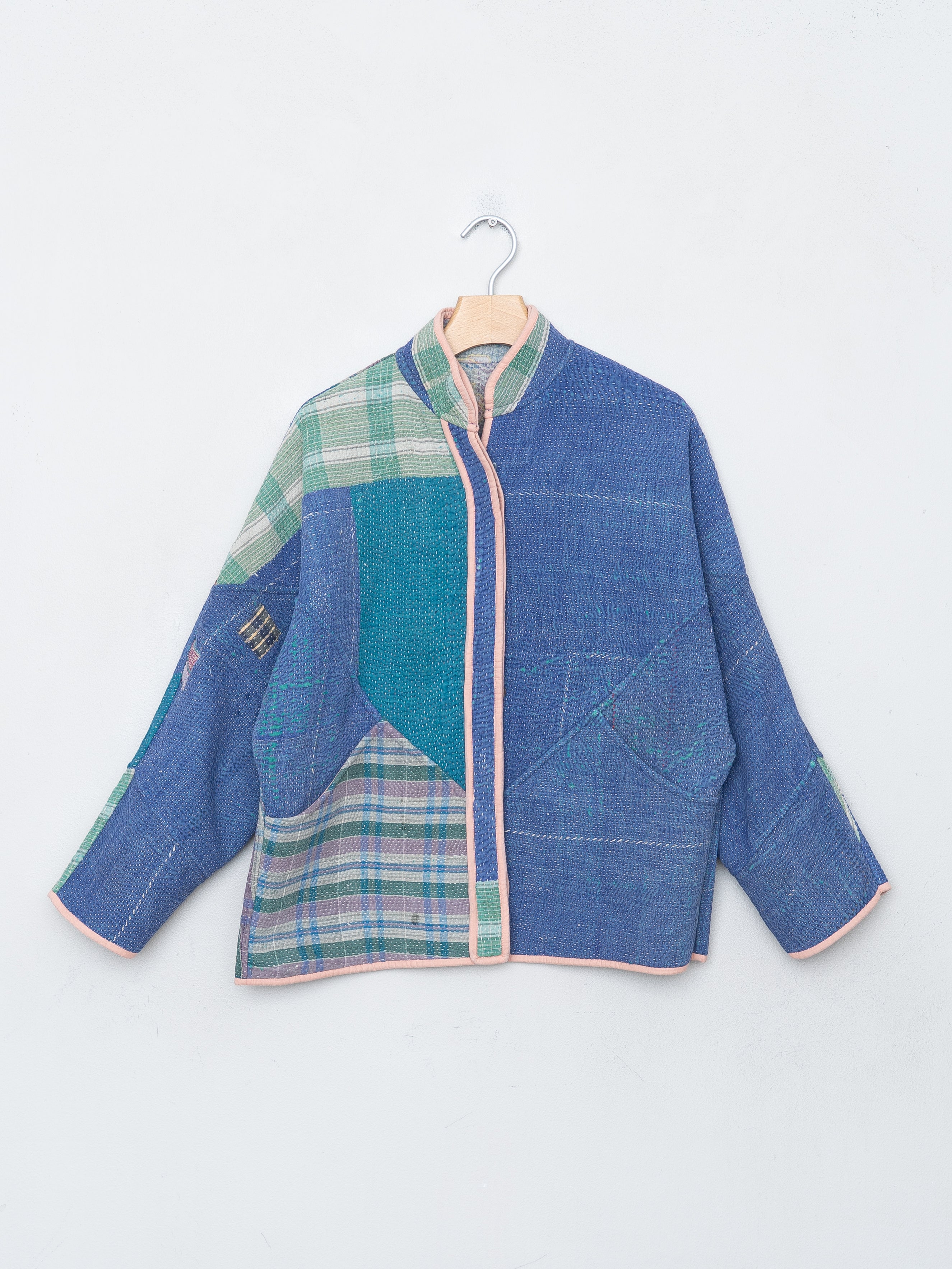 The Ladhiya Petite Quilted Patchwork Kantha Jacket Wholesale