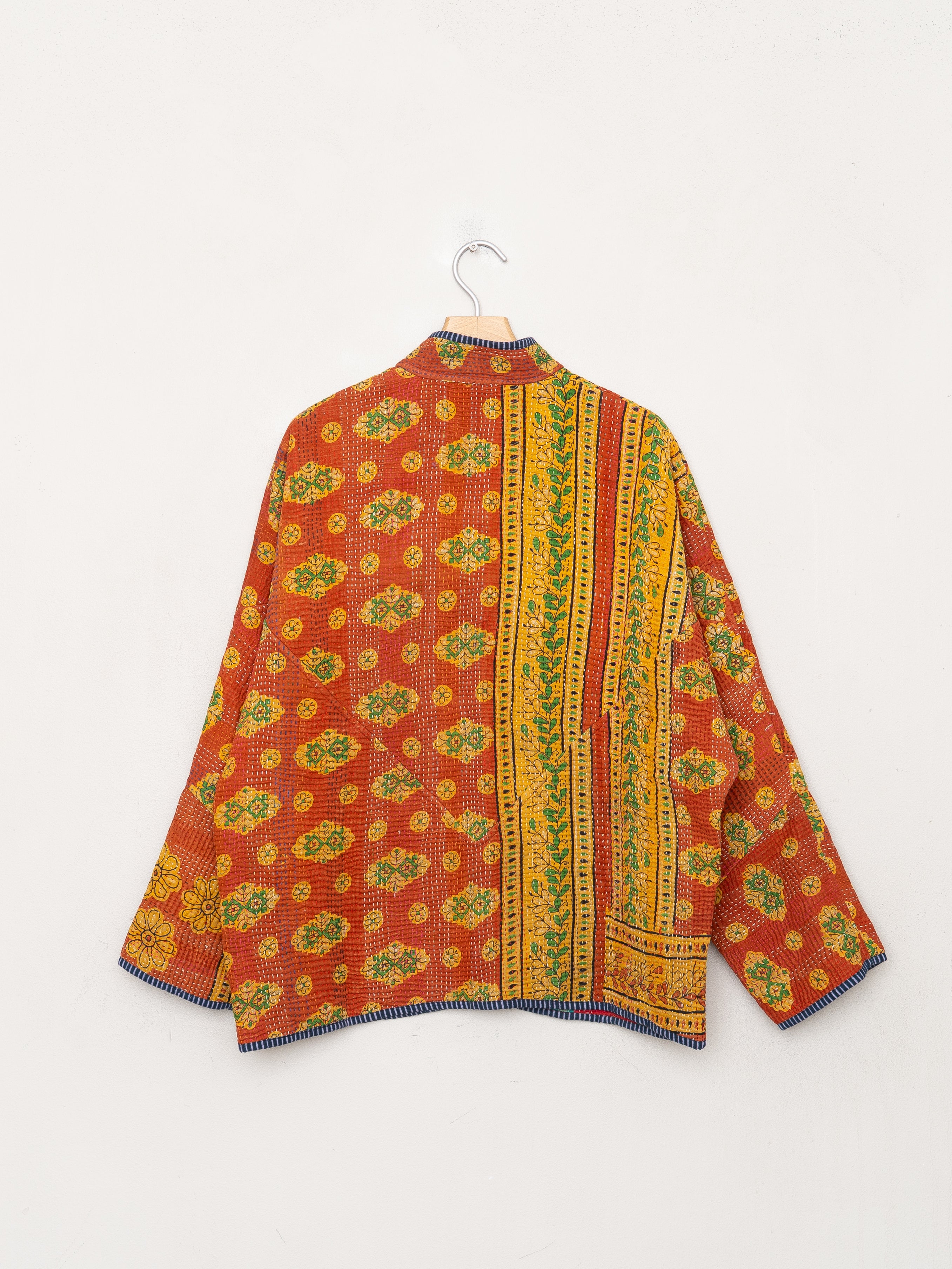 The Ladhiya Quilted Patchwork Kantha Jacket