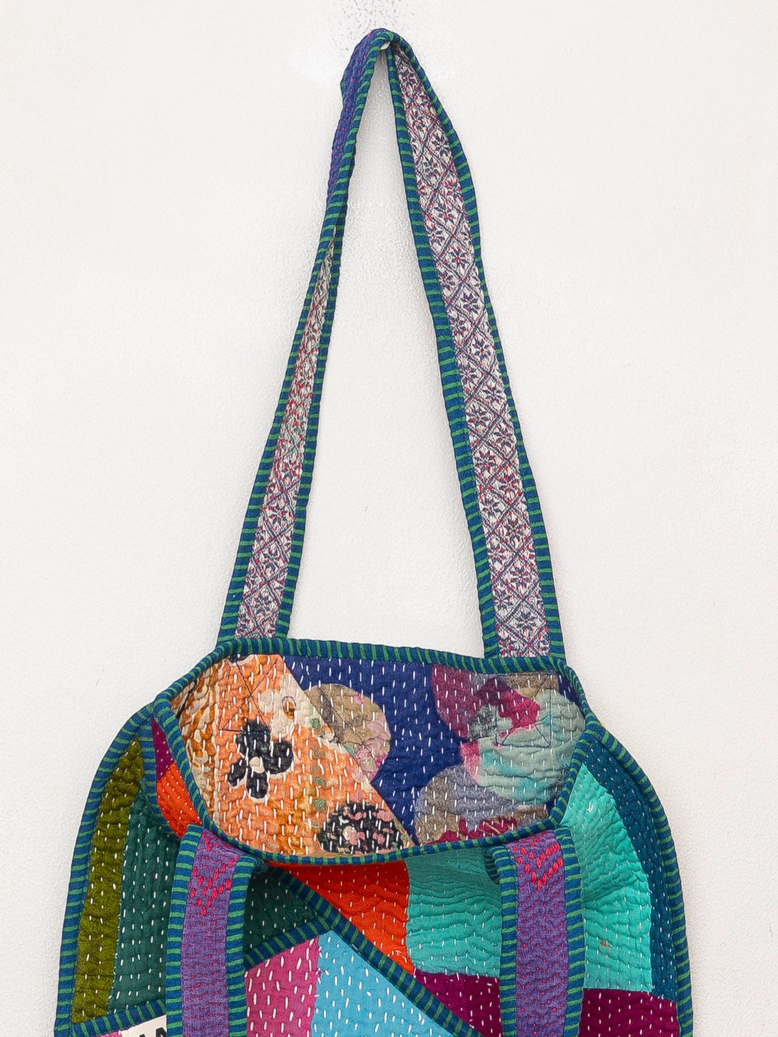 The Tarun Quilted Kantha Bag