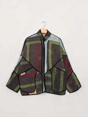 The Ladhiya Quilted Patchwork Kantha Jacket