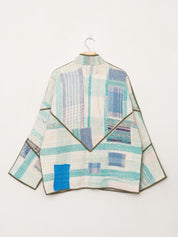 The Ladhiya Quilted Patchwork Kantha Jacket